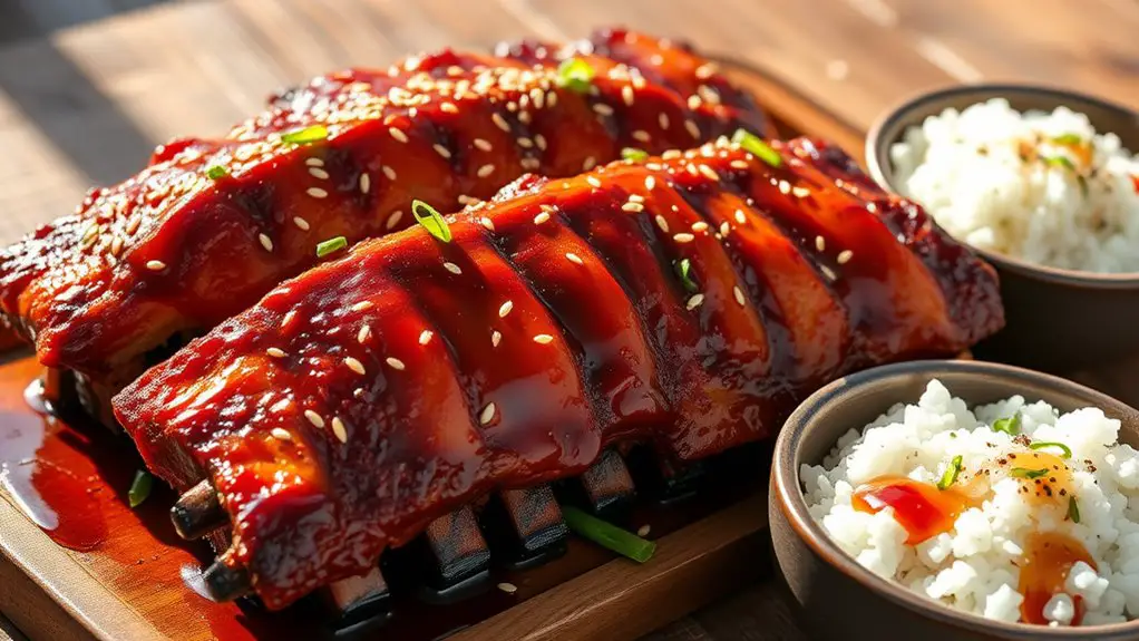 savory grilled teriyaki ribs