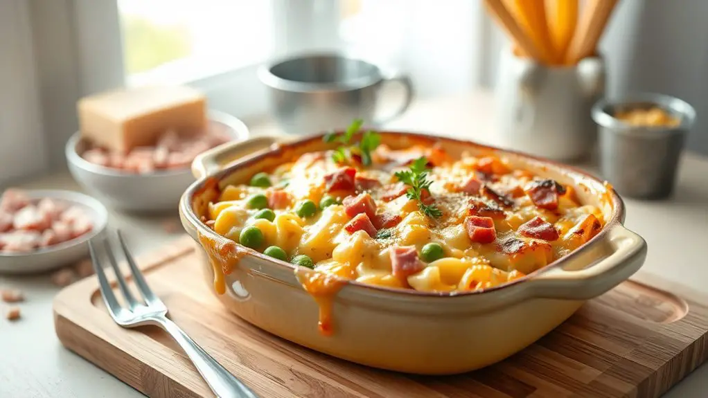 savory ham cheese casserole