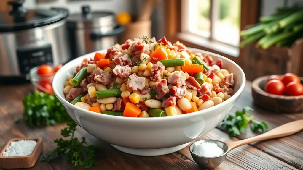 savory ham vegetable stew