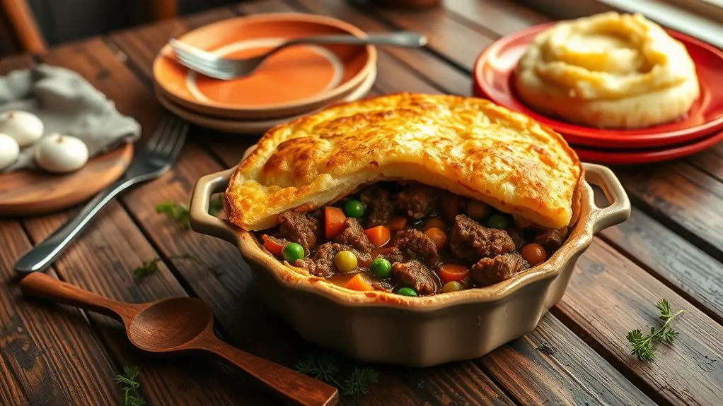 savory meat pie dish