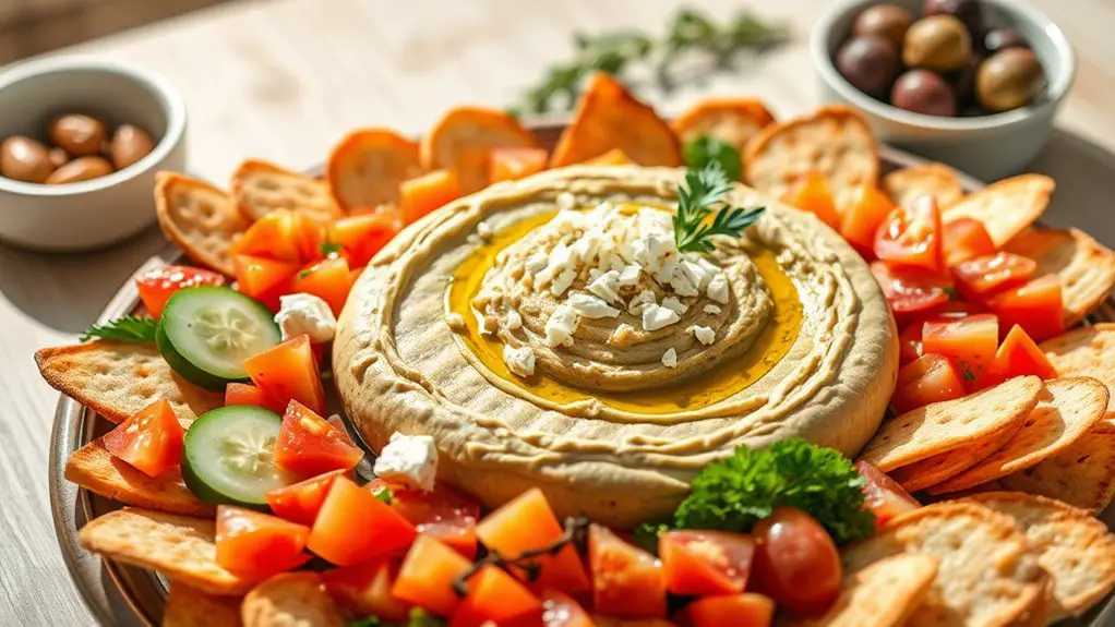 savory mediterranean bean dip