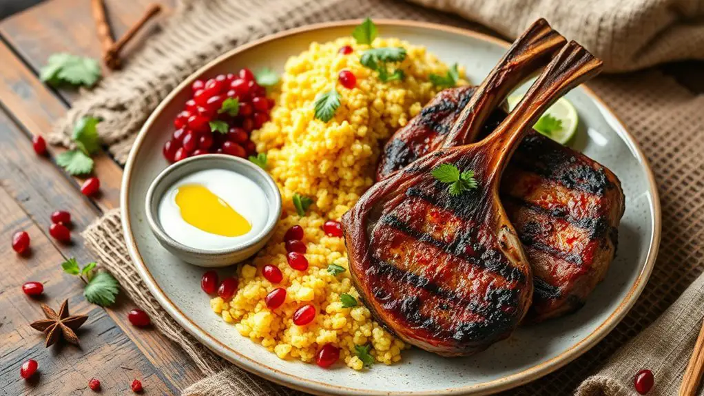 savory moroccan lamb chops