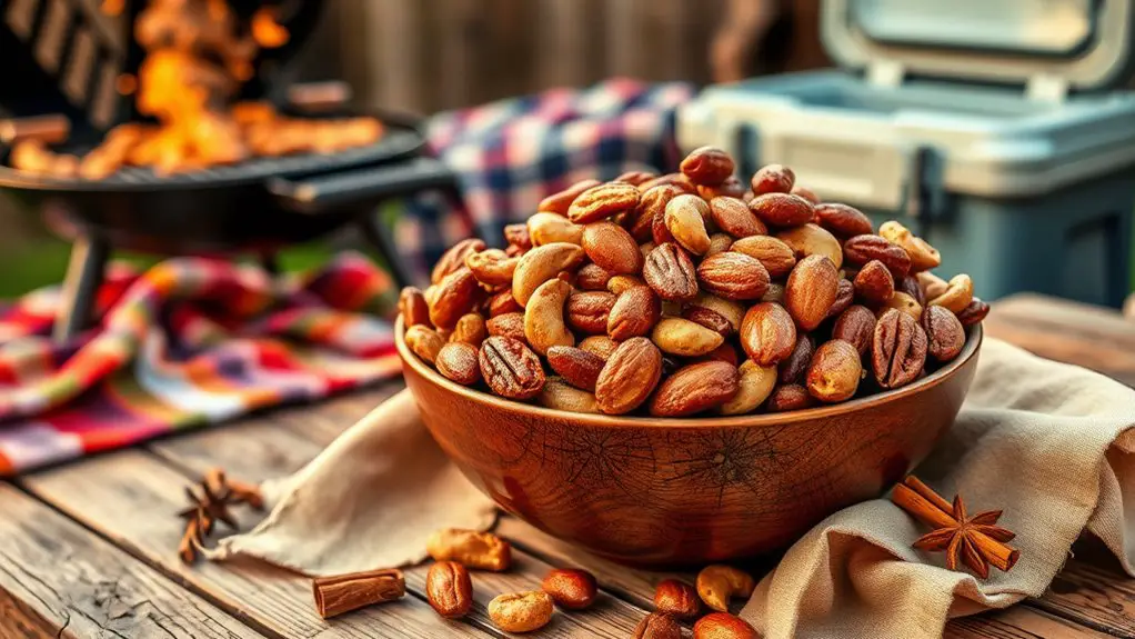 savory nut snack mix