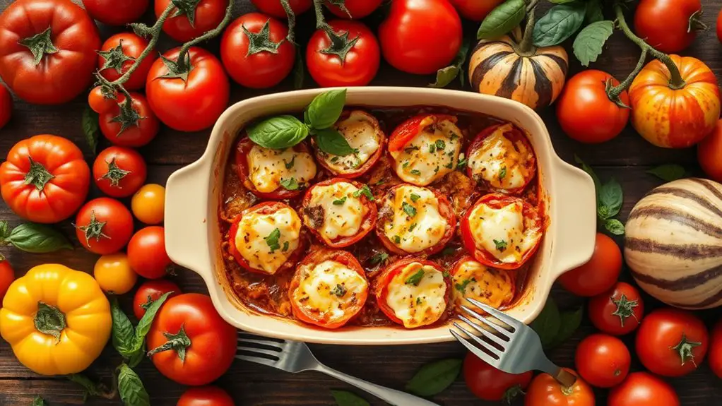 savory oven roasted tomatoes