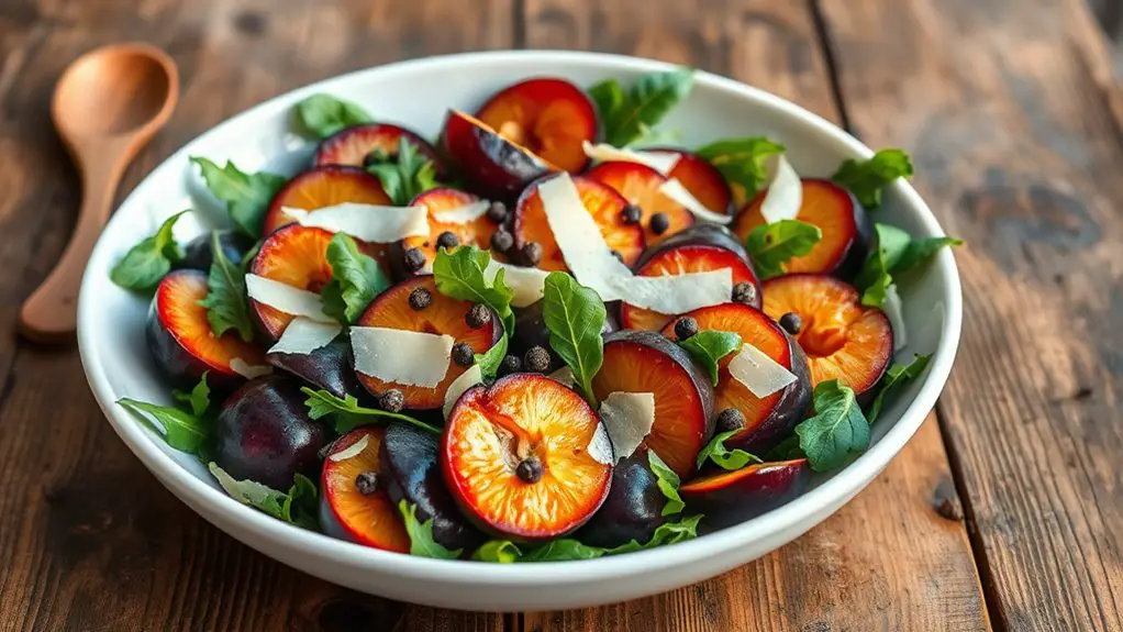 savory plum salad recipe