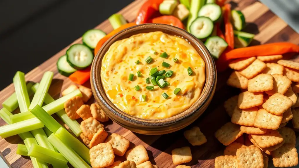 savory sausage cheese dip