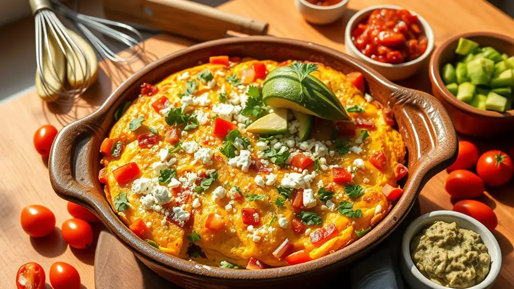 savory southwestern breakfast casserole