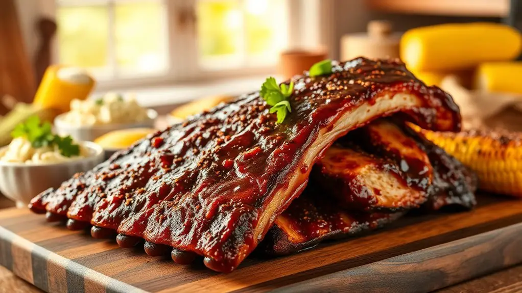 spicy barbecue pork ribs