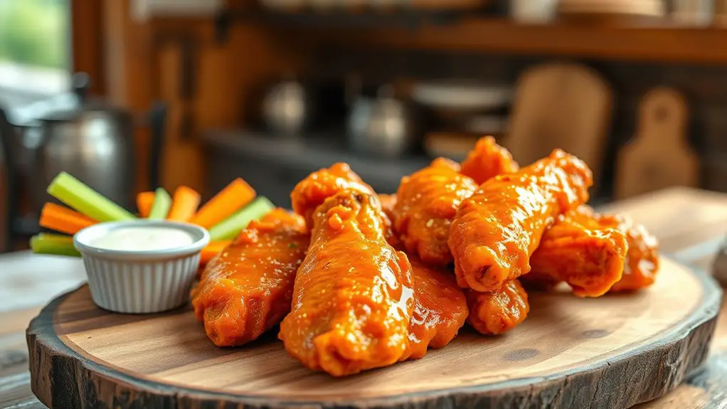 spicy chicken wing delight