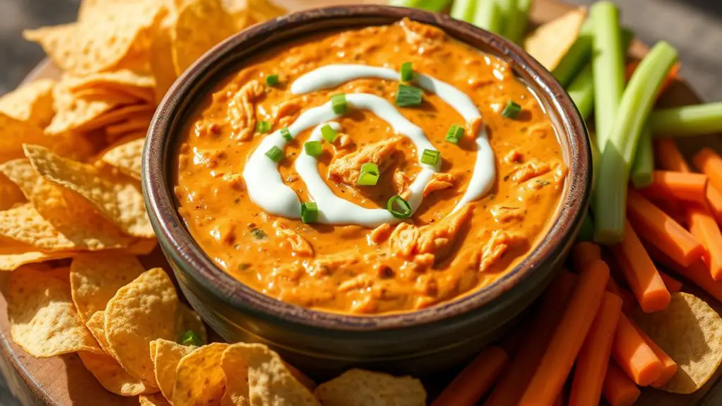 spicy creamy chicken appetizer