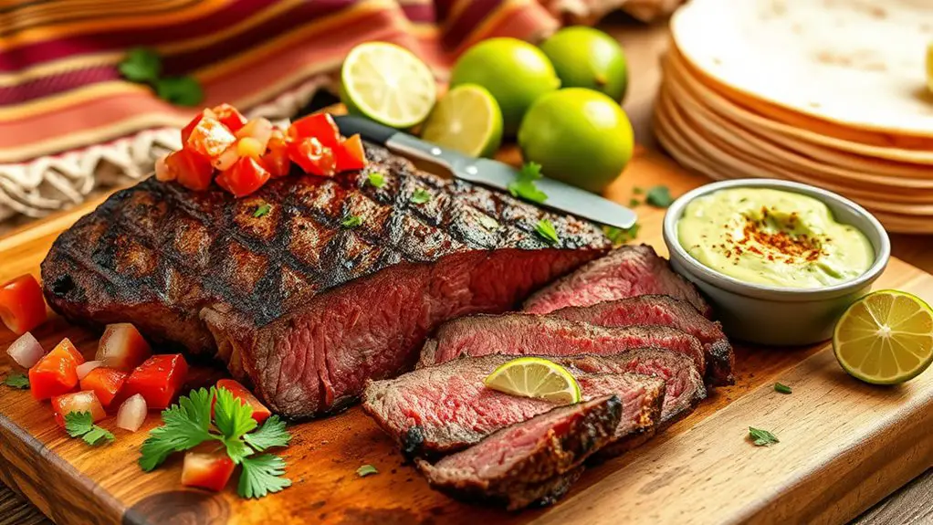 spicy grilled flank steak