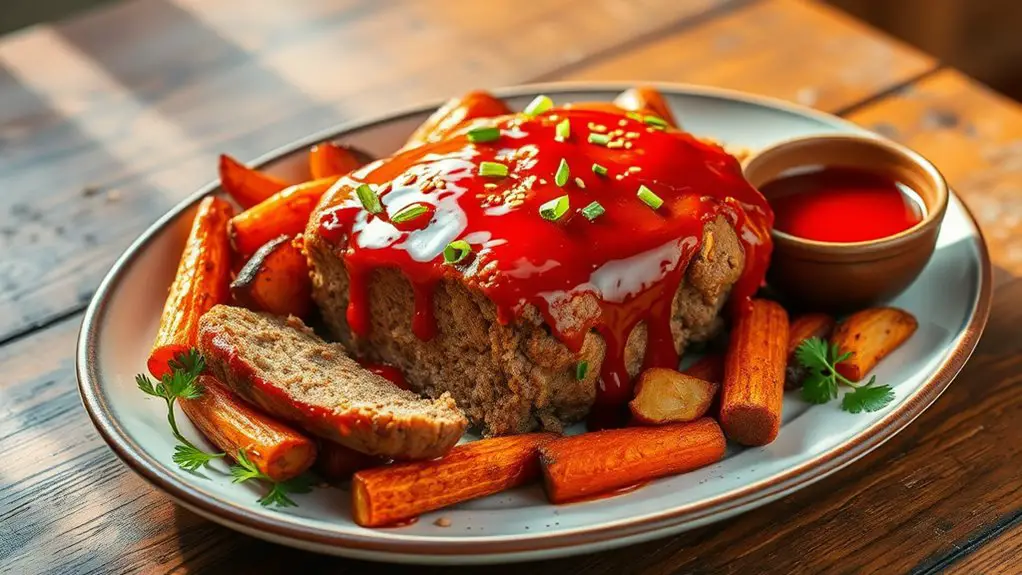 spicy sriracha infused meatloaf