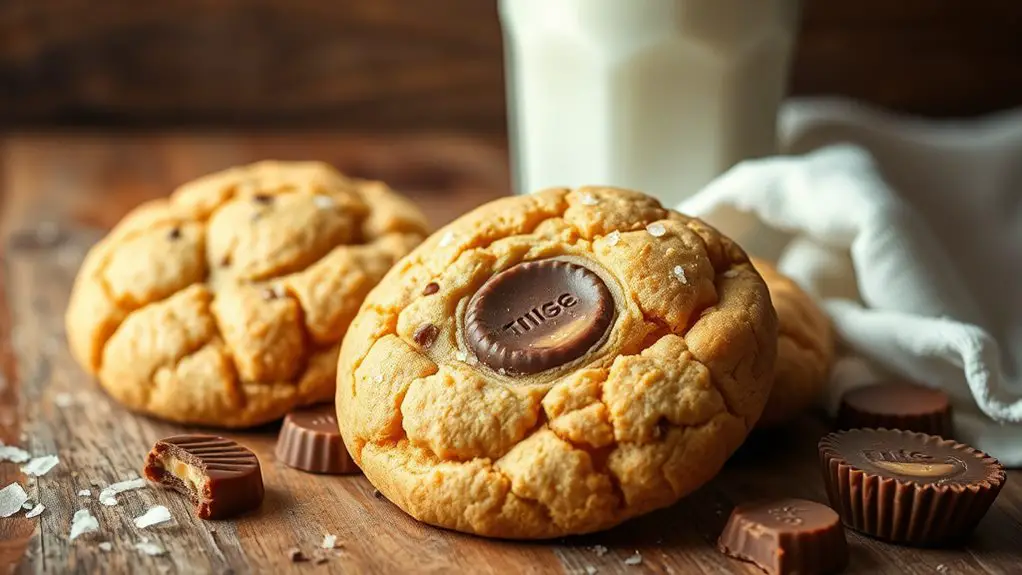 stuffed peanut butter cookies