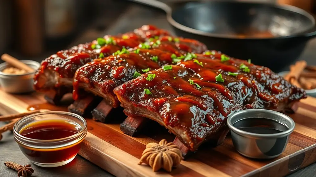 sweet and smoky ribs