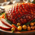 sweet savory christmas ham