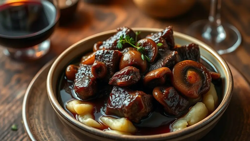 tender slow cooked beef stew