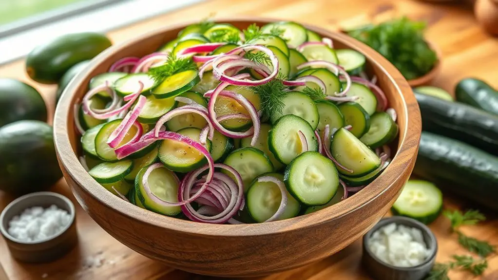 trending cucumber salad recipe