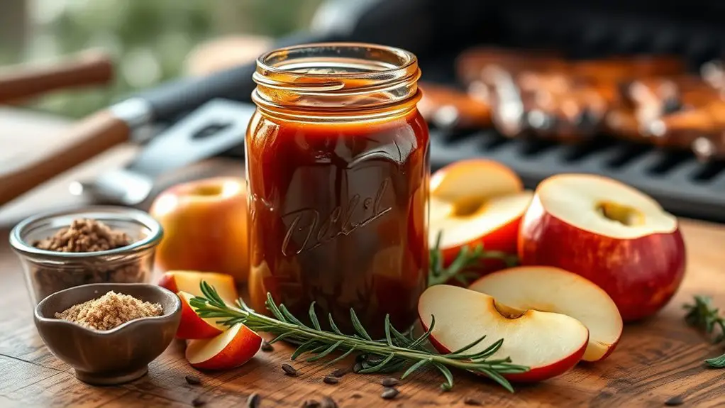 zesty apple cider sauce