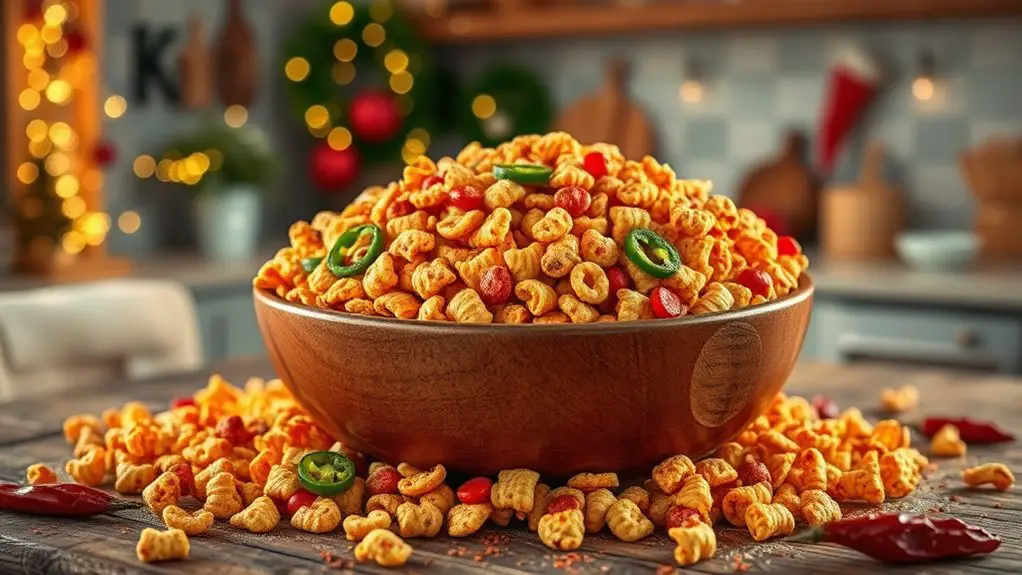 zesty chex mix recipe