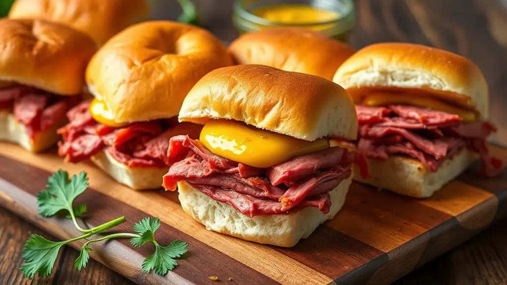 zesty corned beef sandwiches