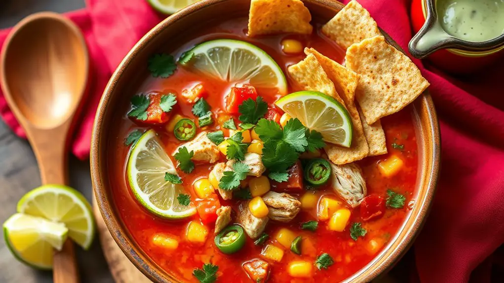 zesty tortilla soup delight