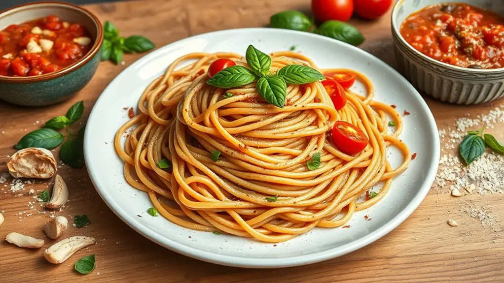 zesty whole wheat pasta